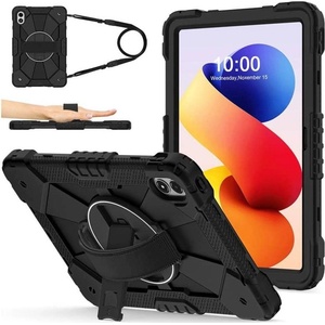 GKK Калъф с Дръжка за Xiaomi Redmi Pad 2 Pro/ Poco M1 12.1", KickStand Rugged Case, Черен (5966020108451)