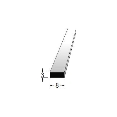 Hranolek 8x3mm, délka 100cm