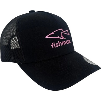 FISHMAX s logom Čierna Ružová