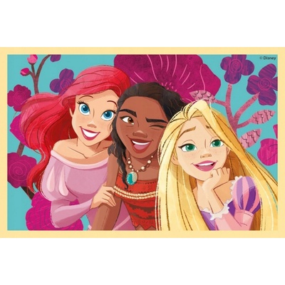 CLEMENTONI Obrázkové kostky Disney princezny, 6 kostek