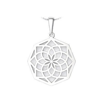 Auronitens Stříbrný přívěsek mandala PA1776