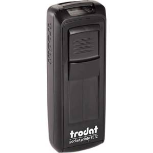 TRODAT Печат TRODAT Pocket Printy 9512 джобен черен корпус черен тампон 9512F/F (9512-FK-FK)