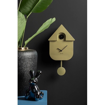 Karlsson Часовник с кукувичка Karlsson Modern Cuckoo Metallic (KA5867GD)