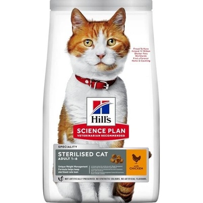Hill's Science Plan Feline Adult Sterilised kuřecí 1,5 kg
