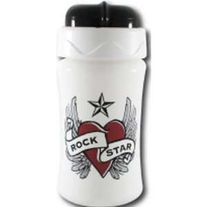 ROCK STAR BABY Чаша със силиконова сламка Rock Star Baby - 340 ml , сърце с крила (90807)