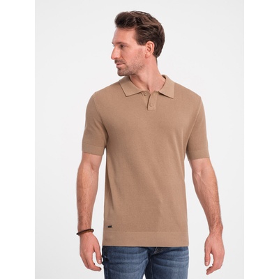 Ombre Clothing Светлокафяв мъжки поло блуза Омбре Облекло Ombre Clothing | Kafyav | МЪЖЕ | XL