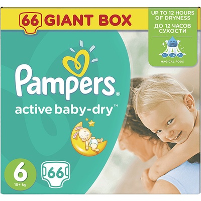 Pampers Active Baby 6 66 ks