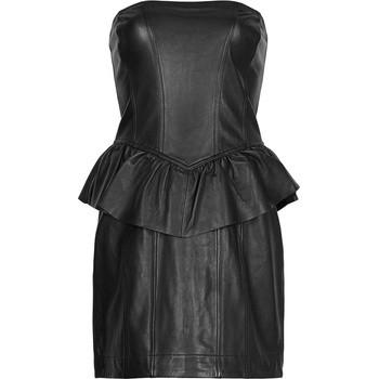 AllSaints Кожена рокля AllSaints WL068Z CASSIE LEA RUFFLE DR (WL068Z)