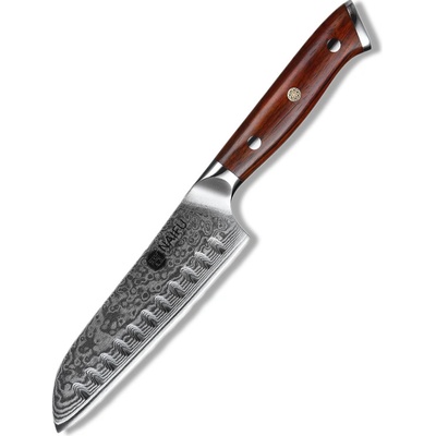 Univerzální nůž santoku z damaškové oceli NAIFU 5" o celkové délce 24,5 cm