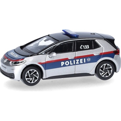 Volkswagen ID 3 Policie Rakousko 1:87 Herpa