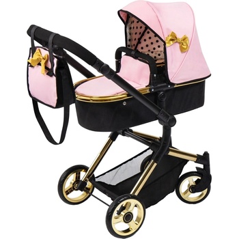 Bayer Design Количка за кукли Bayer - Neo Vario, трансформираща, с чанта, черна (18490AA)