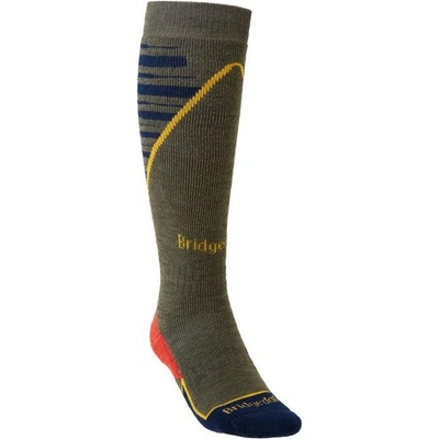 Bridgedale Ski Midweight+ Olive / Navy