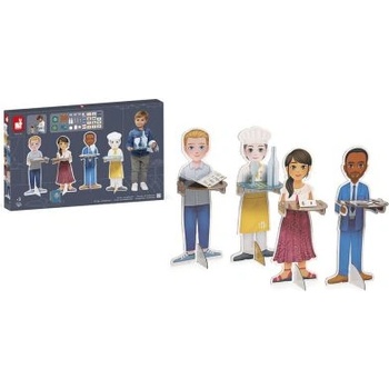 Janod - Детска игра за имитация - Един ден в ресторанта (J06620)