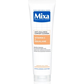 Mixa Anti-Dullness Comfort Cleanserm почистващ гел за лице с витамин С 150ml