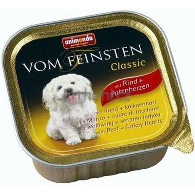 Animonda Vom Feinsten Adult Dog hovädzie a morčacie srdce 150 g