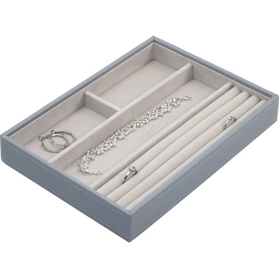 Stackers Ковчеже за бижута Stackers 4 камерен cлassic сивкавосиньо (73742)