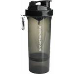 Smartshake Slim Gunsmoke Black, 500 ml