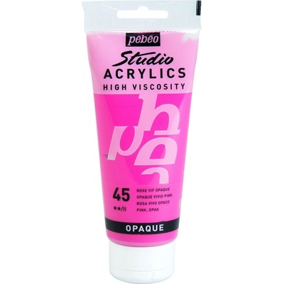 Pébéo 69.2033 АКРИЛНА боя 45 Opaque Vivid Pink 100 ml 1 бр (69.2033)