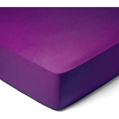 Jersey prostěradlo tmavě fialové 60x120
