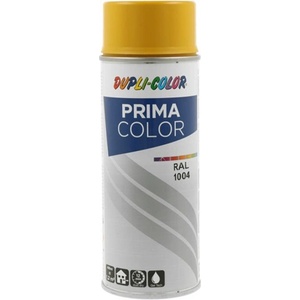 Dupli color СПРЕЙ dupli color prima ral 1004 400мл НАСИТЕНО ЖЪЛТО (2011000)
