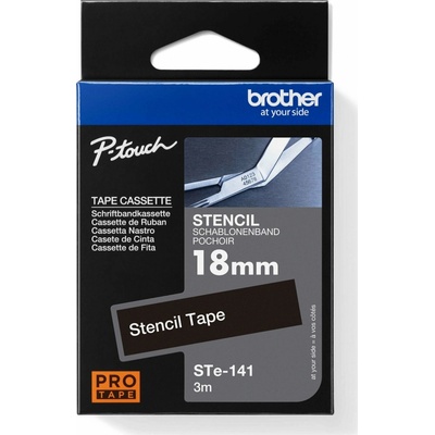 BROTHER páska STENCIL pro el. značení STE-141 / 18mm