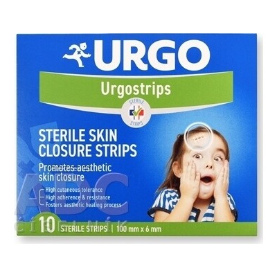 Laboratoires URGO HEALTHCARE URGO Urgostrips STERILE SKIN CLOSURE STRIPS 10 ks