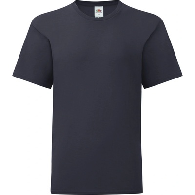 Fruit of the Loom Tričko Kids Iconic 150 T krátký rukáv dětské COT161023a36a3 deep navy Navy deep