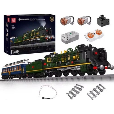 Mould King 12025 Francúzsky parný rušeň Orient Express 3898 dielikov
