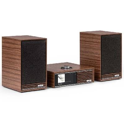 Ruark Audio R610 Music Console + Ruark Audio Sabre-R set - Walnut