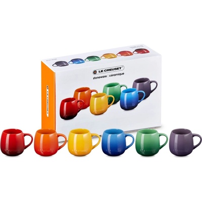 Le Creuset Чаша COUPE 320 ml, комплект от 6 бр. , RAINBOW, керамика с глазура, Le Creuset (LECR89178005219003)