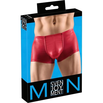 Svenjoyment Лъскави дълги боксерки с повдигащ ефект (червени) - l