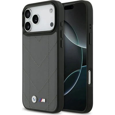 BMW Калъф BMW M Quilted Logo MagSafe за iPhone 17 Pro Max - графитен (3666339480714)
