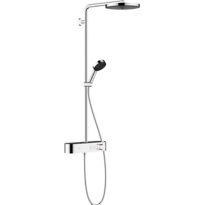 Hansgrohe Pulsify S - Душ комплект с термостат, диаметър, 26 cm, 3 струи, EcoSmart, хром 24221000 (24221000)