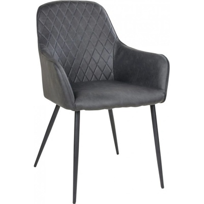 House Nordic Harbo tmavě šedé PU kůže