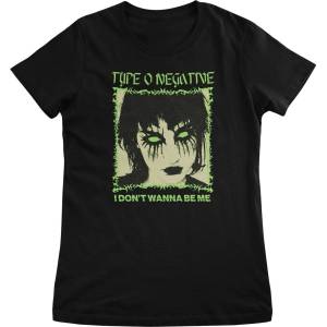 Type O Negative I Don't Wanna Be Me Black L Дамски Риза (WMX-5-TON009-BK-L)