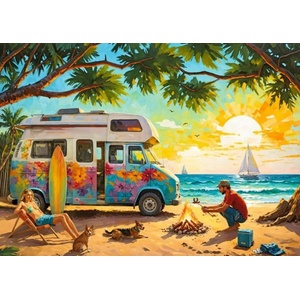 Cherry Pazzi - Puzzle Waiting For The Wawes - 1 000 piese