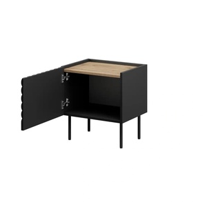 Cama meble Onda нощно шкафче 2 бр. 50х40х54 черен (301461)