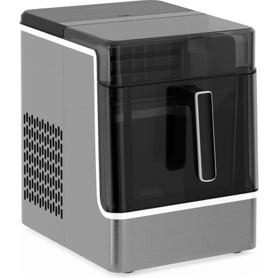 Klarstein Ice Lux машина за лед, Неръждаема стомана, 23кг/24ч, Самопочистване (TK49-VSteel-23Kg-SS) (TK49-VSteel-23Kg-SS)