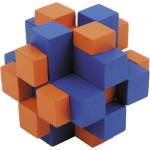 Fridolin Логически 3D пъзел Fridolin Cube Cross Blue - Orange