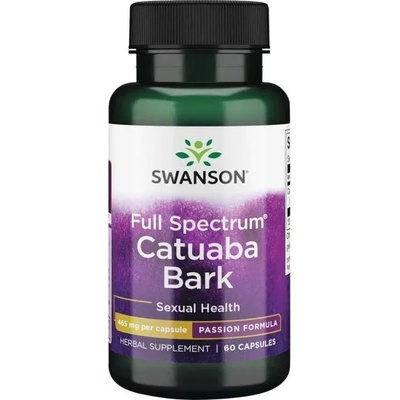 Swanson Full Spectrum Catuaba Bark, 465 mg, 60 капсули, Swanson (SW1436)
