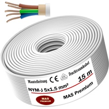 MAS-Premium 15 m NYM-J 5x1,5 mm²