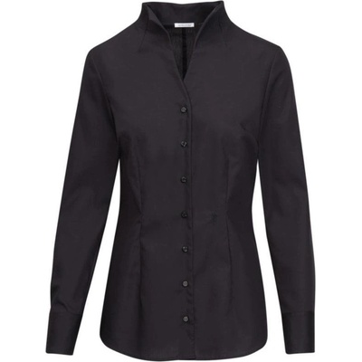 SST Chalice Blouse Slim LSL Popelínová dámska košeľa s dl. rukávom čierna