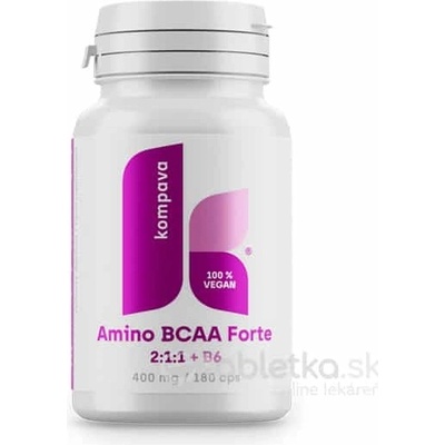 Kompava Amino Bcaa Forte + B6 180 kapsúl