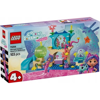 LEGO® Gabby’s Dollhouse 11204 Dobrodružství v akváriu mořské víly Gábi