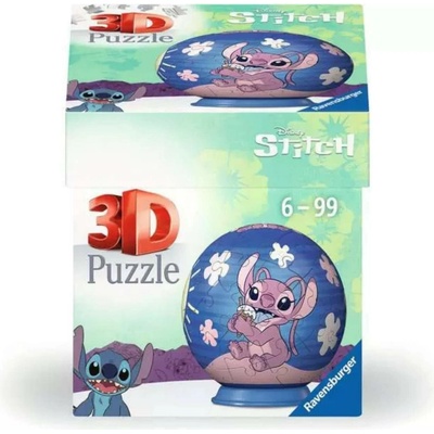 RAVENSBURGER 3D Puzzleball Disney: Stitch - Angel 54 ks