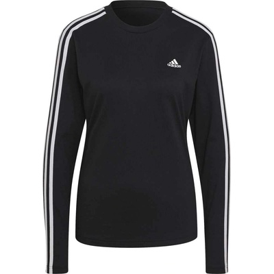 adidas Dámske tričko 3S LS T čierna biela