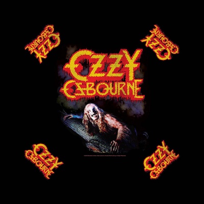 Ozzy Osbourne šatka Bark at the Moon čierna
