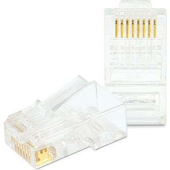 VEZ RJ45 Cat6 конектор за UTP пач кабел, 100 бр. в опаковка 05232B (05232B)