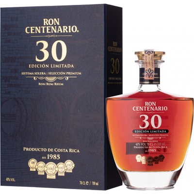 Ron Centenario 30 Solera Edition Limitada 40% 0,7 l (kazeta)