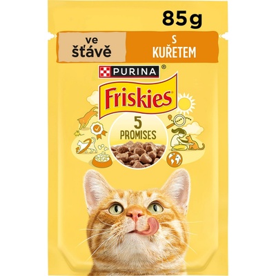 Friskies Adult Cat kuře ve šťávě 85 g